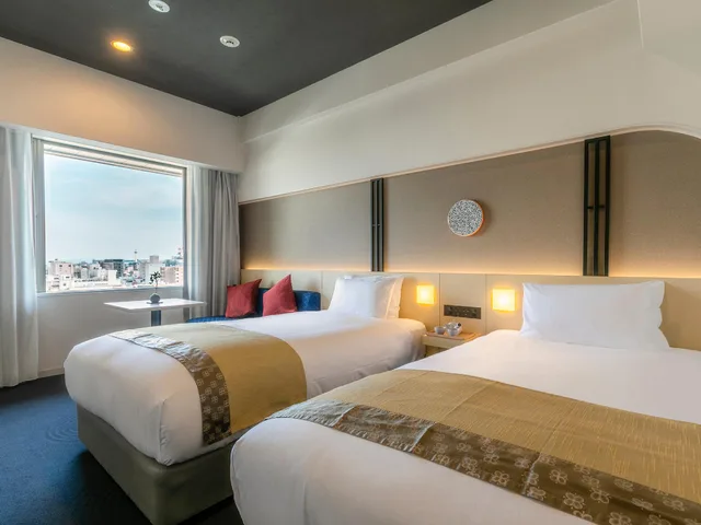 غرفة بريميوم بسريرين، Hotel Gracery Kyoto Sanjo 1/1