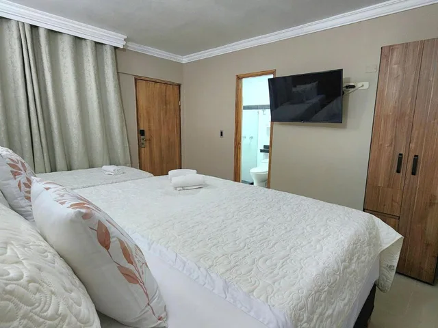 غرفة ثلاثية بسرير مزدوج وسرير فردي، Bocagrande Cartagena de Indias 4/10
