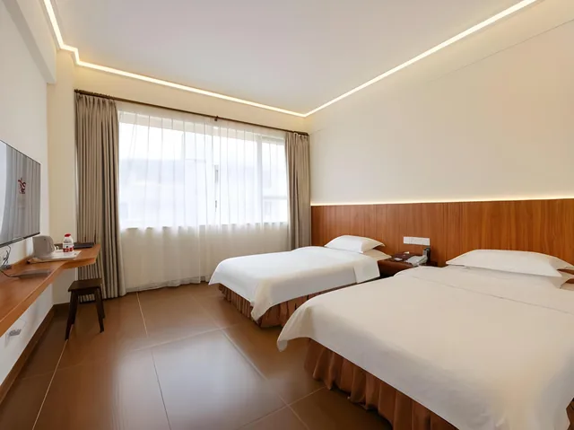 غرفة بزنس بسريرين، Pazhou Hotel 6/6