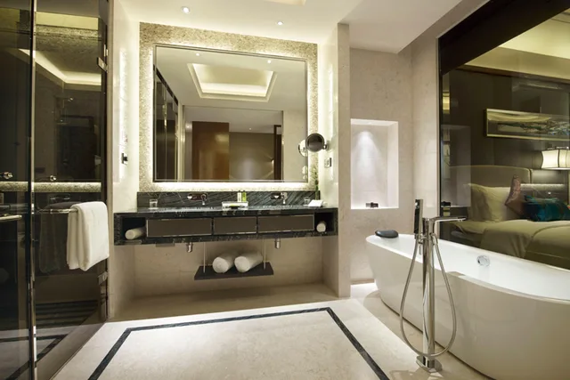 غرفة قياسية بسريرين منفصلين، Crowne Plaza Tianjin Jinnan 2/2
