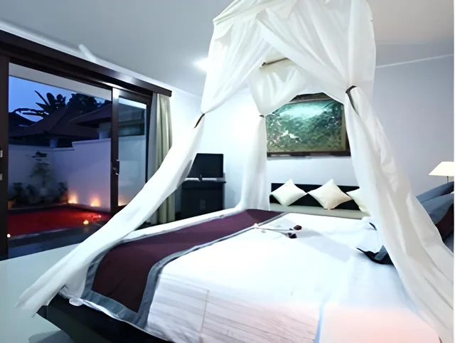 فيلا بسرير كينج بغرفة نوم واحدة، Freddies Resort & Villas Ubud Bali 1/1