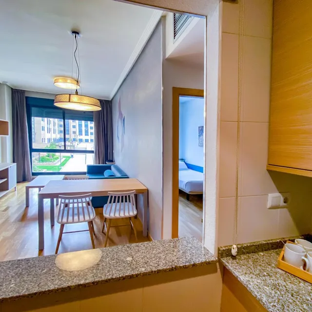 شقة بسرير فردي بغرفتي نوم، Compostela Suites 8/9