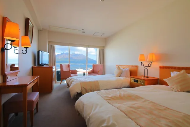 Room, Twin Beds, High Floor, Kagoshima Sun Royal 2/10