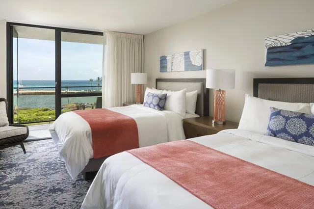 2 Bedrooms, Suite, 2 Double Beds, Ocean View, Balcony, Marriotts Waikoloa Ocean Club 2/6