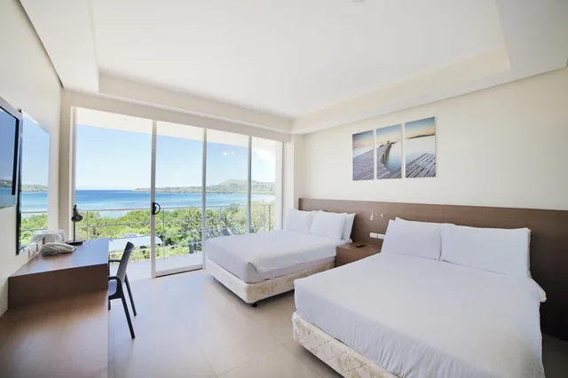غرفة بريميير بسرير مزدوج وسرير فردي، Ocean Suites Boutique Hotel 1/4