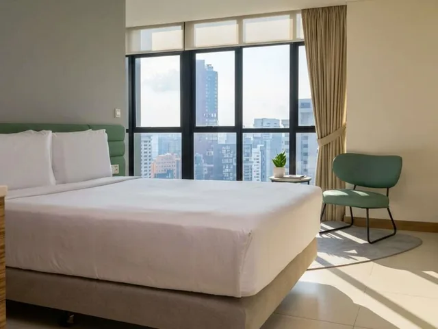 استوديو تنفيذي بسرير مزدوج، Novotel Living Singapore Orchard 5/10