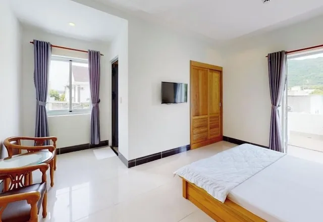 غرفة قياسية بسرير مزدوج، Seaview Long Hai Hotel 2/2