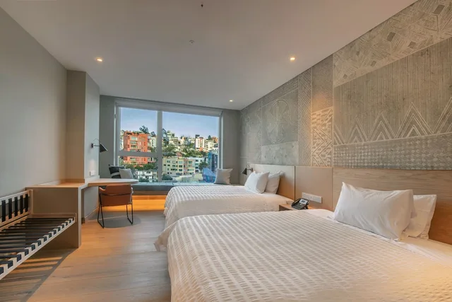 غرفة بانورامية بسريرين كوين بإطلالة، Go Quito Hotel 3/10