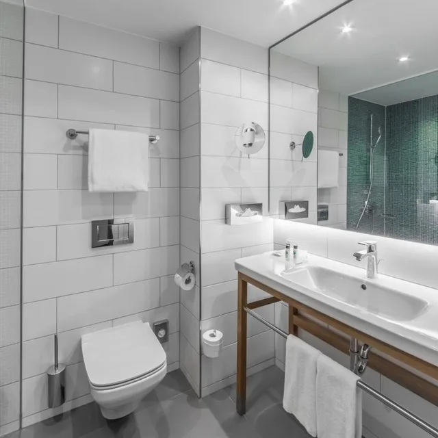 غرفة قياسية بسرير فردي بإطلالة على الفناء، Holiday Inn Munich Leuchtenbergring, an IHG Hotel 8/9