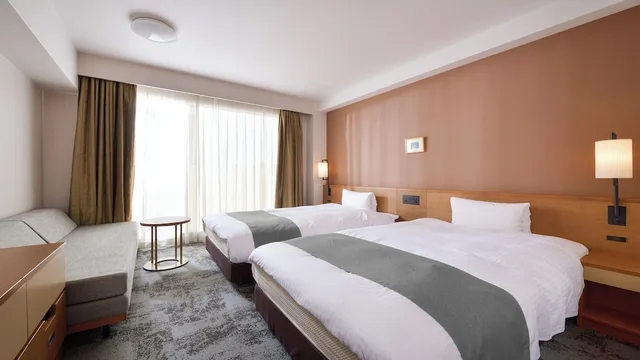 غرفة قياسية بسريرين منفصلين في المبنى الرئيسي، Vessel Hotel Campana Okinawa 3/6