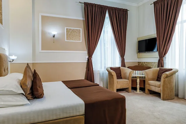 غرفة ديلوكس بسرير كينج بغرفة نوم واحدة، La Strada Boutique Villa 7/10