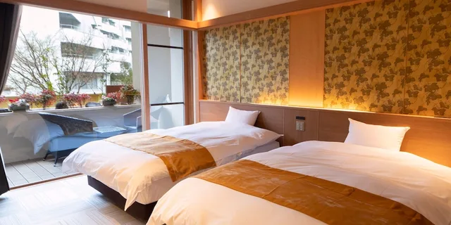 Suite, 2 Double Beds, 4 Futon Beds, Outdoor Bath, Annex، Okuno Hosomichi 1/3