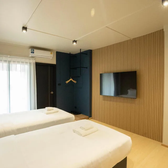 غرفة بسريرين منفصلين، Infinite Hotel at Ratchada 4/10