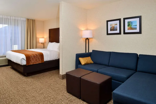 غرفة بسرير كينج، Comfort Inn And Suites Madison North 4/5