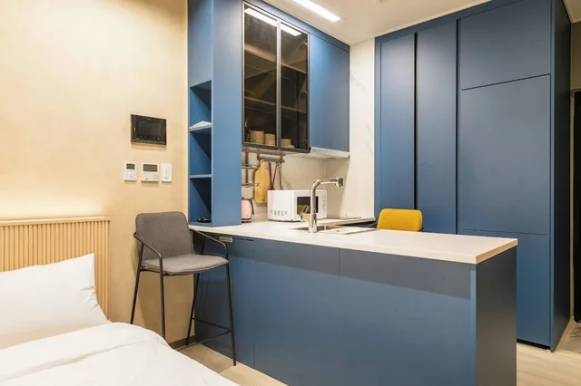 شقة سكنية بريميوم بسرير كوين وسرير مزدوج، The Bayment Residence 5/5