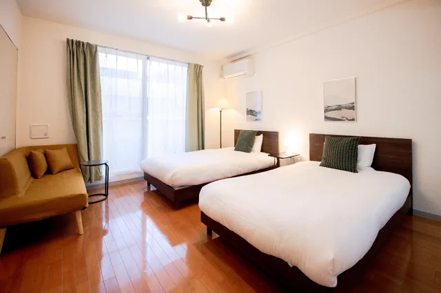 شقة بسريرين منفصلين، Guest House MiYaBi 1/1
