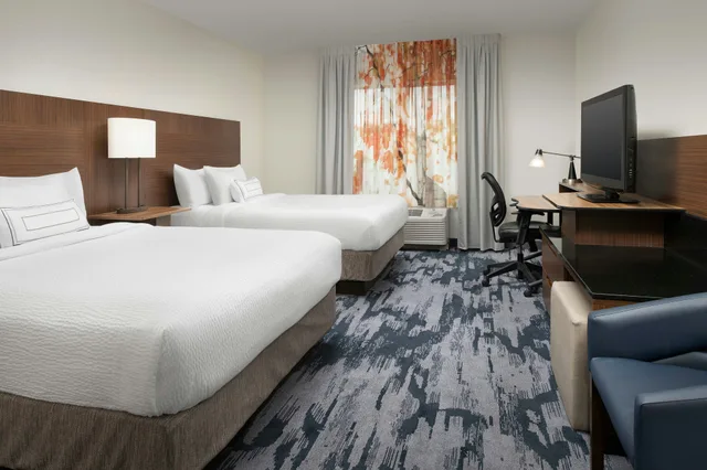 غرفة بسريرين كوين، Fairfield Inn And Suites Baltimore Bwi Airport 1/4
