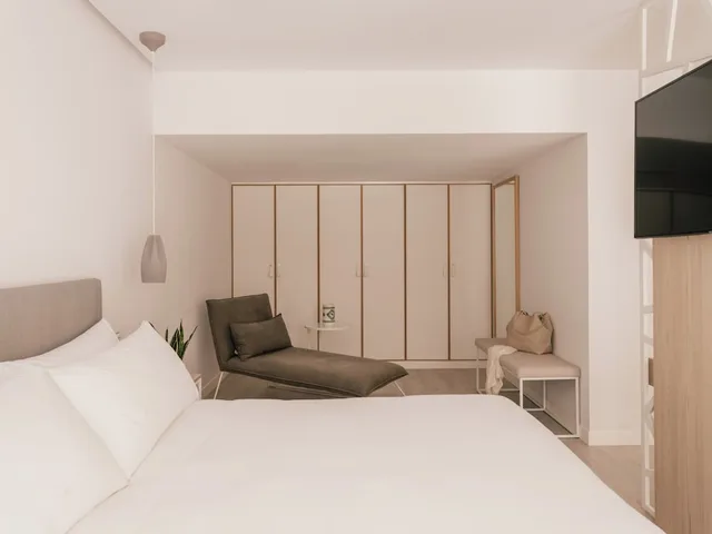 جناح جونيور بسريرين منفصلين بإطلالة جزئية على البحر، MiM Mallorca member of Melia Collection 2/4