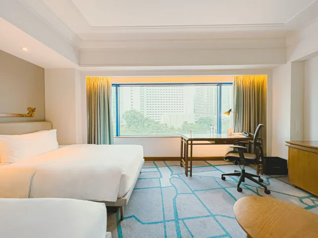 غرفة ديلوكس بسريرين منفصلين مع دخول صالة النادي، LE MERIDIEN JAKARTA 1/9