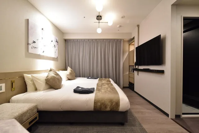 غرفة أساسية بسريرين منفصلين بدون إطلالة، Hotel Cordia Osaka Hommachi 1/3