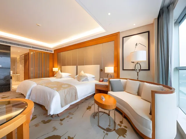 Business, 2 Double Beds, River View, Yiwu Shangcheng Hotel 1/2
