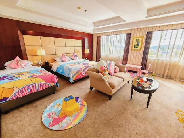 غرفة عائلية، Huafang Jinling International Hotel Zhangjiagang 3/4
