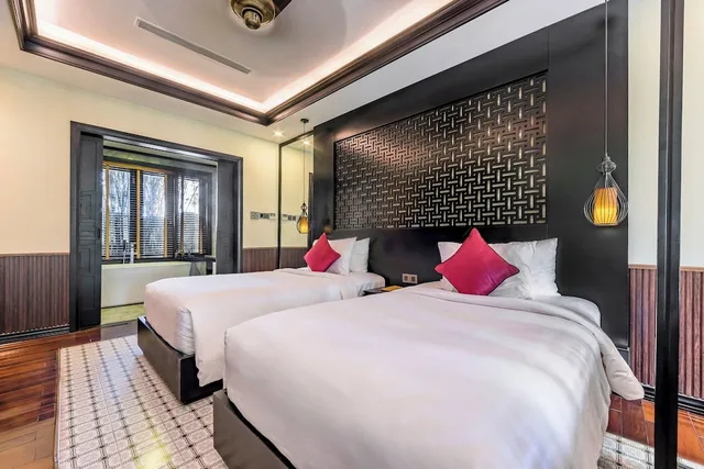 بنغل بسرير كوين بإطلالة على الحديقة، Koi Resort Spa Hoi An 1/10