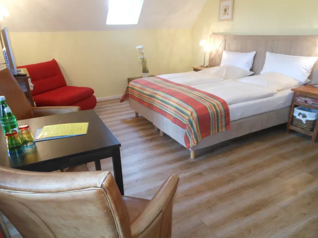 شقة بسرير مزدوج وسرير فردي بغرفة نوم واحدة، Landhaus Hammoor - Guest House 5/10
