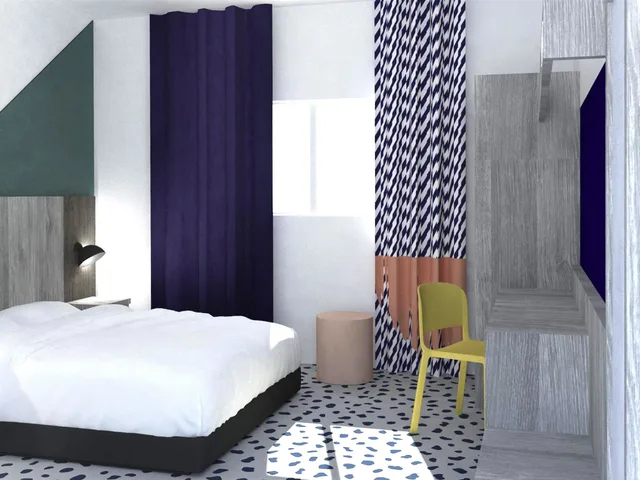 غرفة قياسية بسرير مزدوج، Ibis Styles Marseille Plan De Campagne 4/10