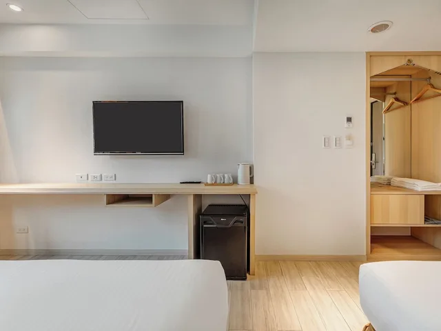 غرفة ثلاثية بثلاثة أسرّة، Guide Hotel Taipei Fuxing N. 9/10