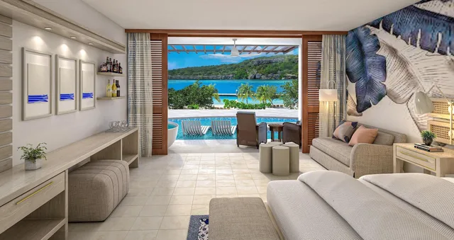 Swim Up, Sunchi, Junior Suite, Beach Front, Patio, Bathtub, Club Floor, Sandals Royal Curacao - Adults Only 2/3