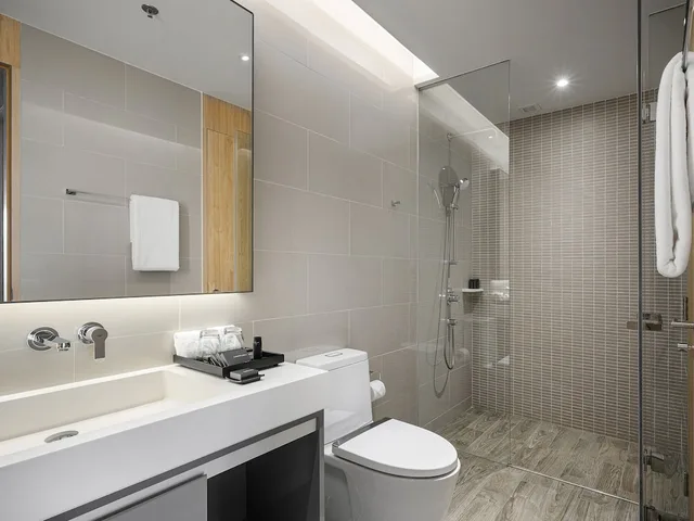 شقة ديلوكس بسرير كينج وسرير كوين بغرفتي نوم، Oakwood Suites Bangkok 8/10