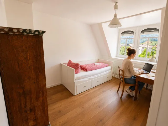 غرفة مفردة بحمام خاص، Adventure Hostel Interlaken 1/2