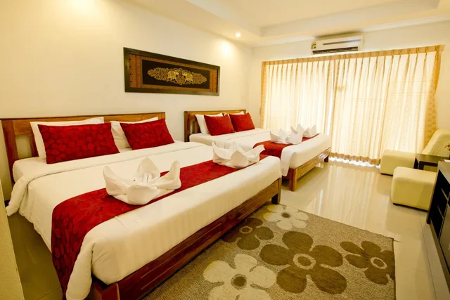 غرفة ديلوكس عائلية بسريرين مزدوجين، Sinsuvarn Airport Suite 1/3