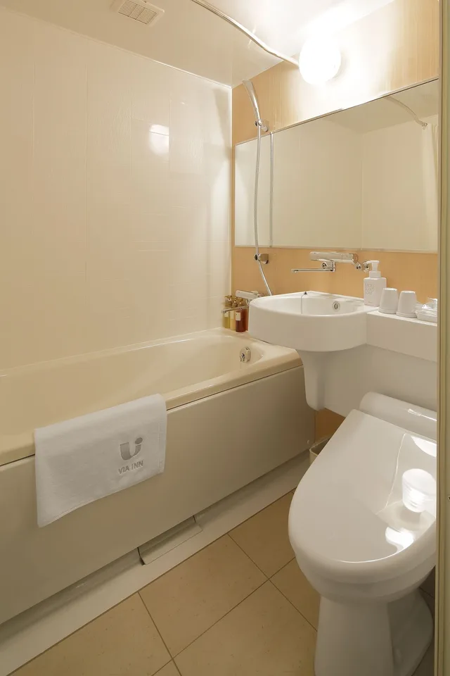 غرفة اقتصادية بسريرين منفصلين بغرفة نوم واحدة، Via Inn Nagoya Shinkansen Guchi 7/7