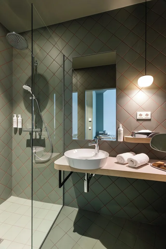 غرفة ديلوكس بسرير مزدوج أو سريرين منفصلين، Arcotel Aq Wien 3/3