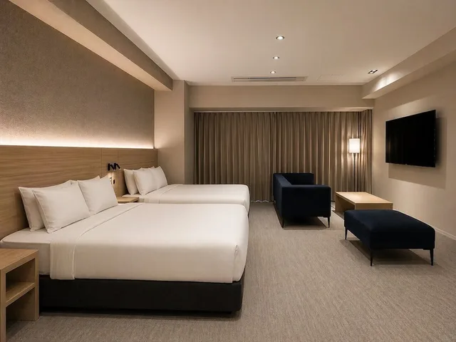 Room, 2 Double Beds, Randor Hotel Sapporo Heritage 1/2