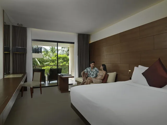 غرفة سوبيريور بسرير كينج بإطلالة على الحديقة بشرفة، Novotel Phuket Kata Avista Resort And Spa 7/10