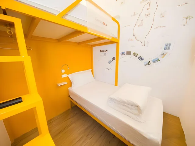 Economy, Twin Beds, Sleep Box Hostel 1/3