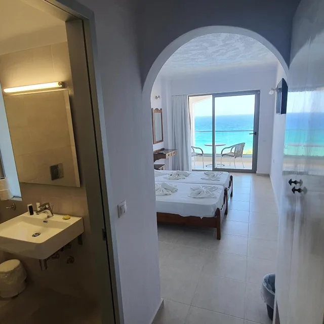 غرفة قياسية بإطلالة على البحر، Stella Beach Hotel 9/10