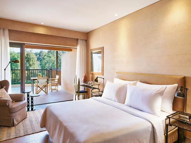 Deluxe, Family, Double Bed, Lateral Side Sea View, 2 Sofa, Cape Sounio, A Resort to Live 1/10