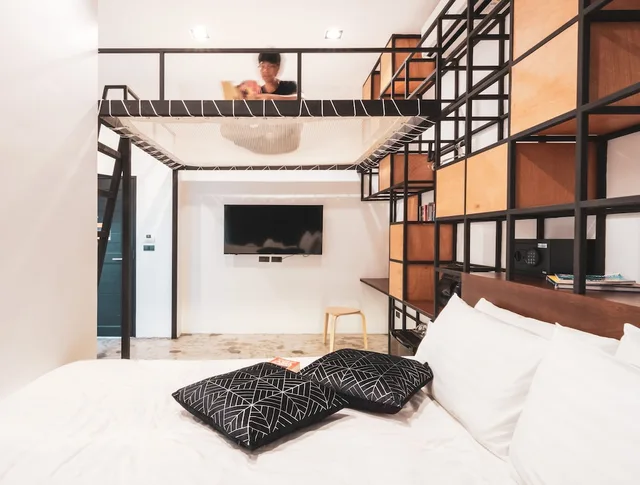 Hammock, Queen Bed, Book A Bed Poshtel - Hostel 3/5
