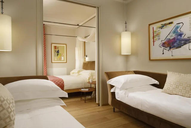جناح عائلي بسرير كوين مع أريكة، Grand Hotel Minerva 2/6