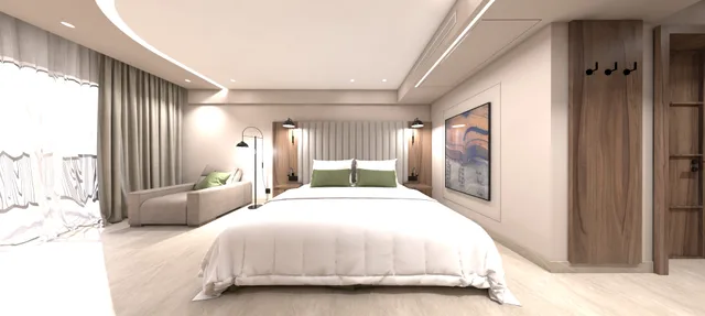 غرفة بريميوم بسرير كينج، Vivaldi Hotel 1/2