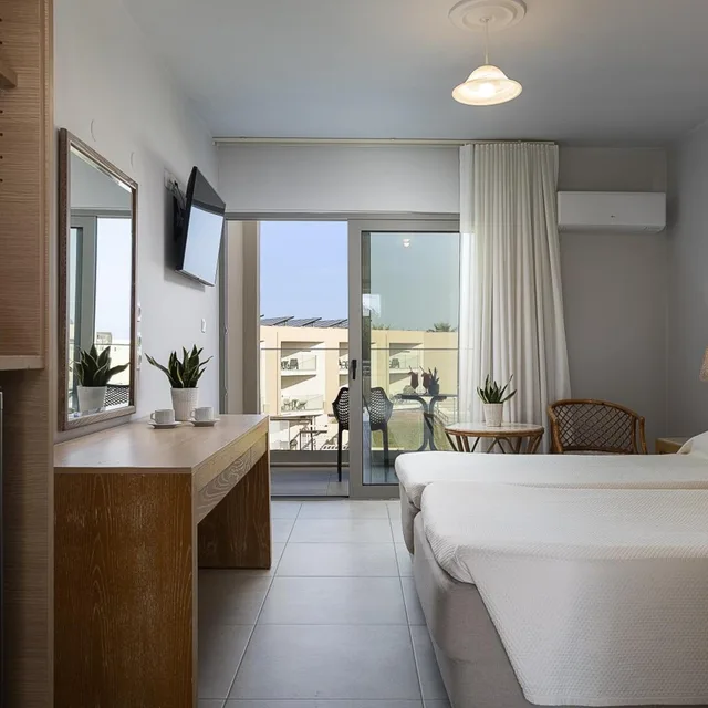 غرفة بسرير مزدوج أو سريرين منفصلين، Rethymno Village 8/10