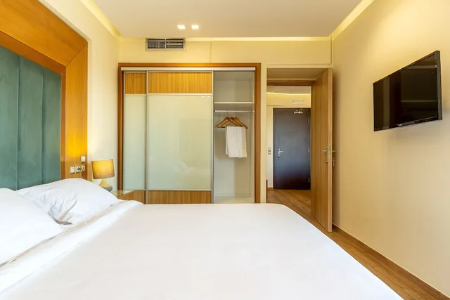 شقة ديلوكس بسرير مزدوج مع أريكة، Oasis Hotel Apartments 2/3