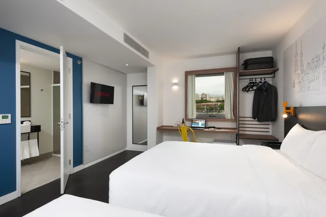 غرفة قياسية بسرير مزدوج، B&B Hotels Sao Paulo Luz 5/8