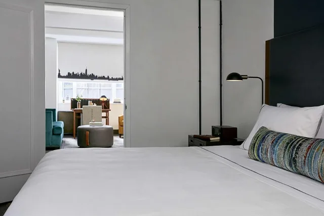 جناح بسرير كينج بغرفة نوم واحدة في طابق مرتفع، The Renwick Hotel 3/5