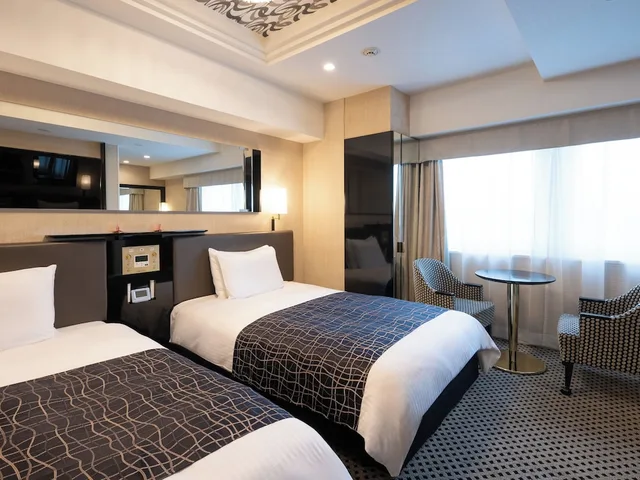 غرفة ديلوكس بسريرين منفصلين، Apa Hotel Nihombashi Bakurocho-Ekikita 2/3