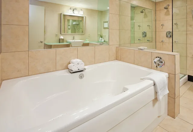 غرفة قياسية بسرير كينج بحوض جاكوزي، Holiday Inn Manhattan At The Campus 2/2